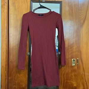 Red Forever 21 sexy bodycon with a really cute back detail